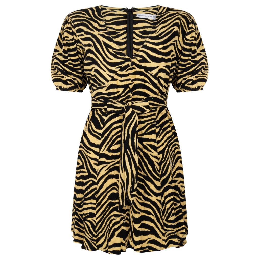 Faithfull The Brand Tiger Print Dress